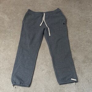 Ralph Lauren Polo Gray Sweatpants with Drawstring